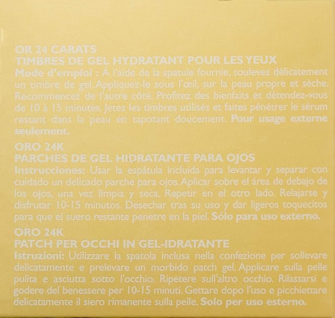 Peter Thomas Roth Parches Hydra-Gel Oro 24K