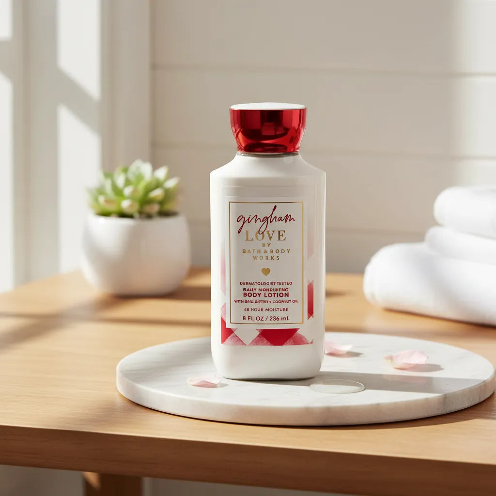 Bath & body works Crema Gingham Love