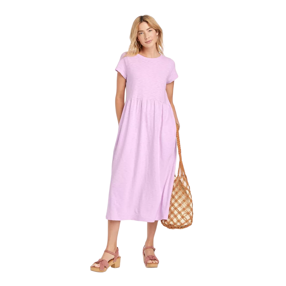 Vestido Casual Tipo Camiseta De Manga Corta para Mujer Target