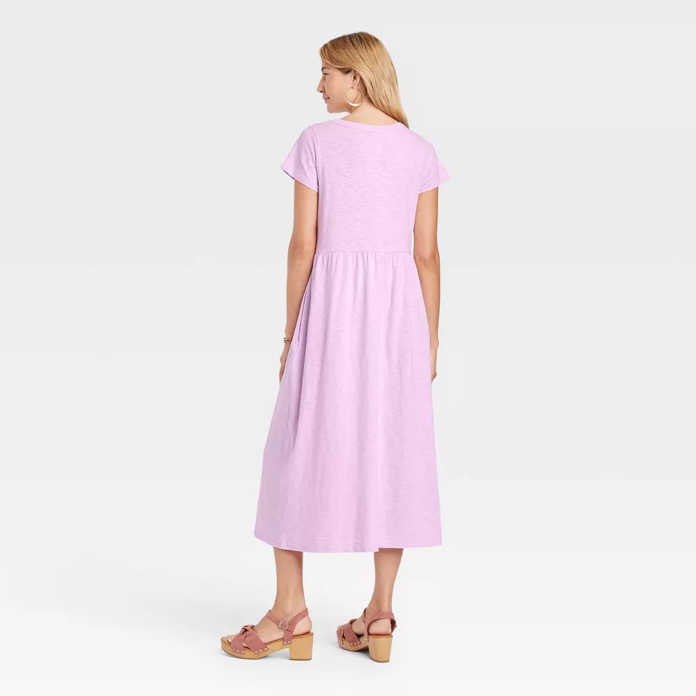 Vestido Casual Tipo Camiseta De Manga Corta para Mujer Target