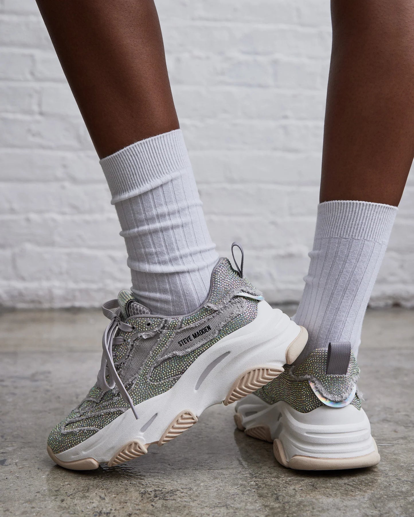 Steve Madden Tenis Permit con brillos