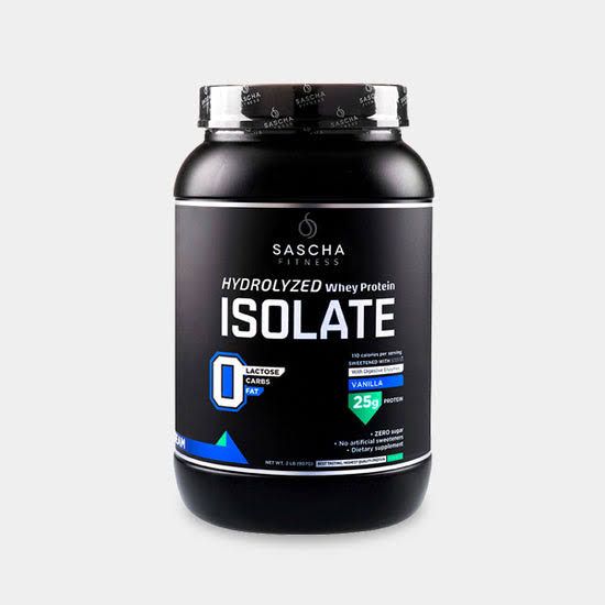 Sascha Fitness Proteína Hidrolizada sabor vainilla