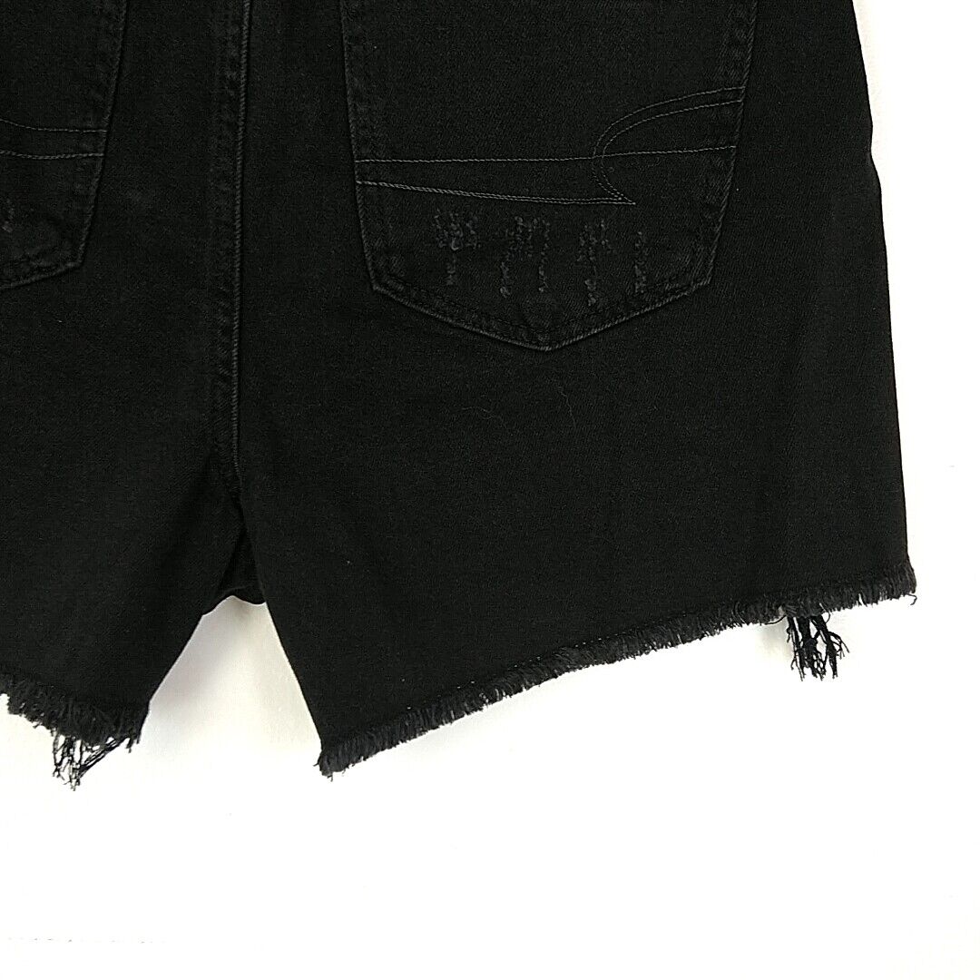 Shorts De Mezclilla Tiro Alto American Eagle