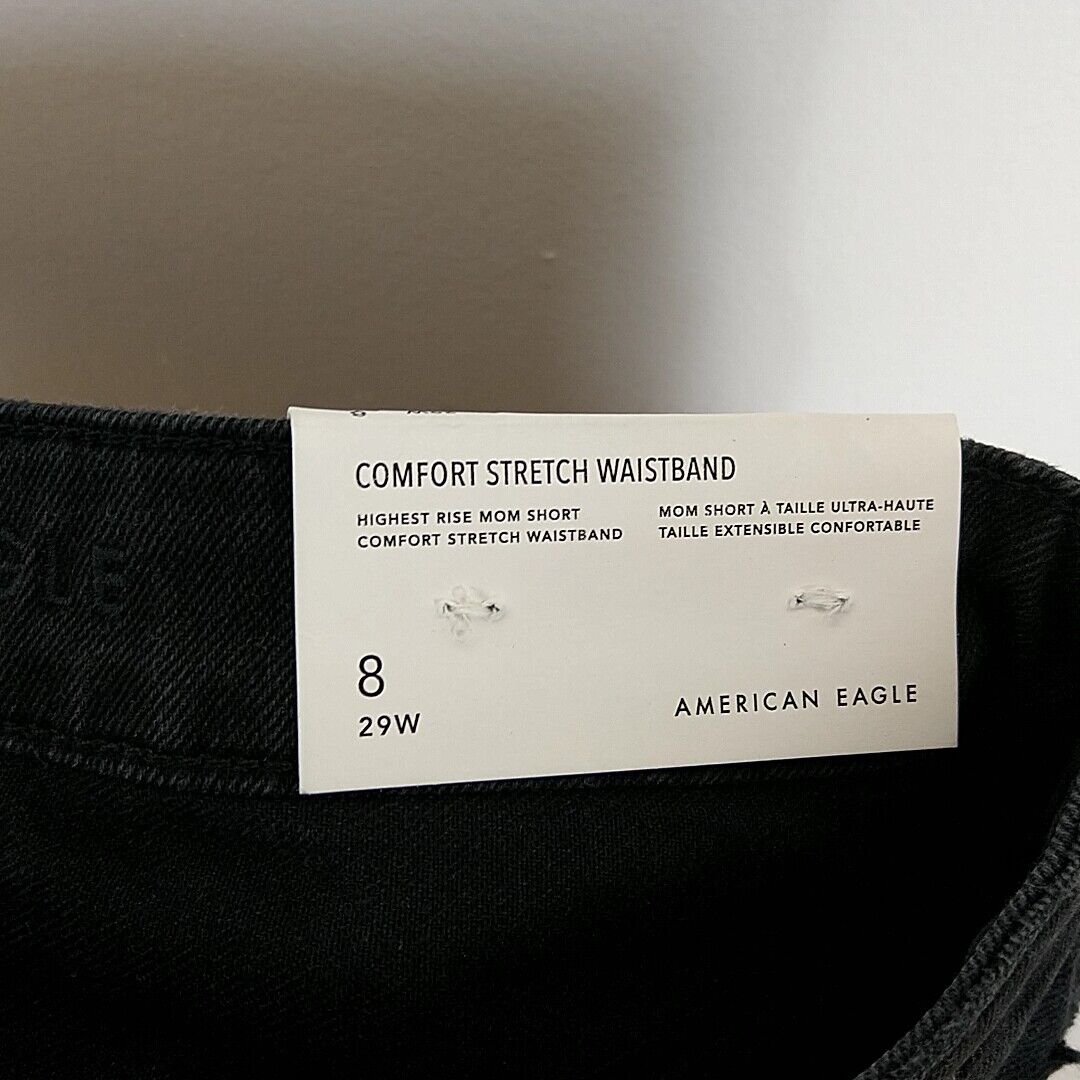 Shorts De Mezclilla Tiro Alto American Eagle