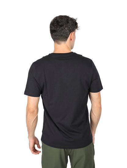 DKNY Playera letras amarilla y gris