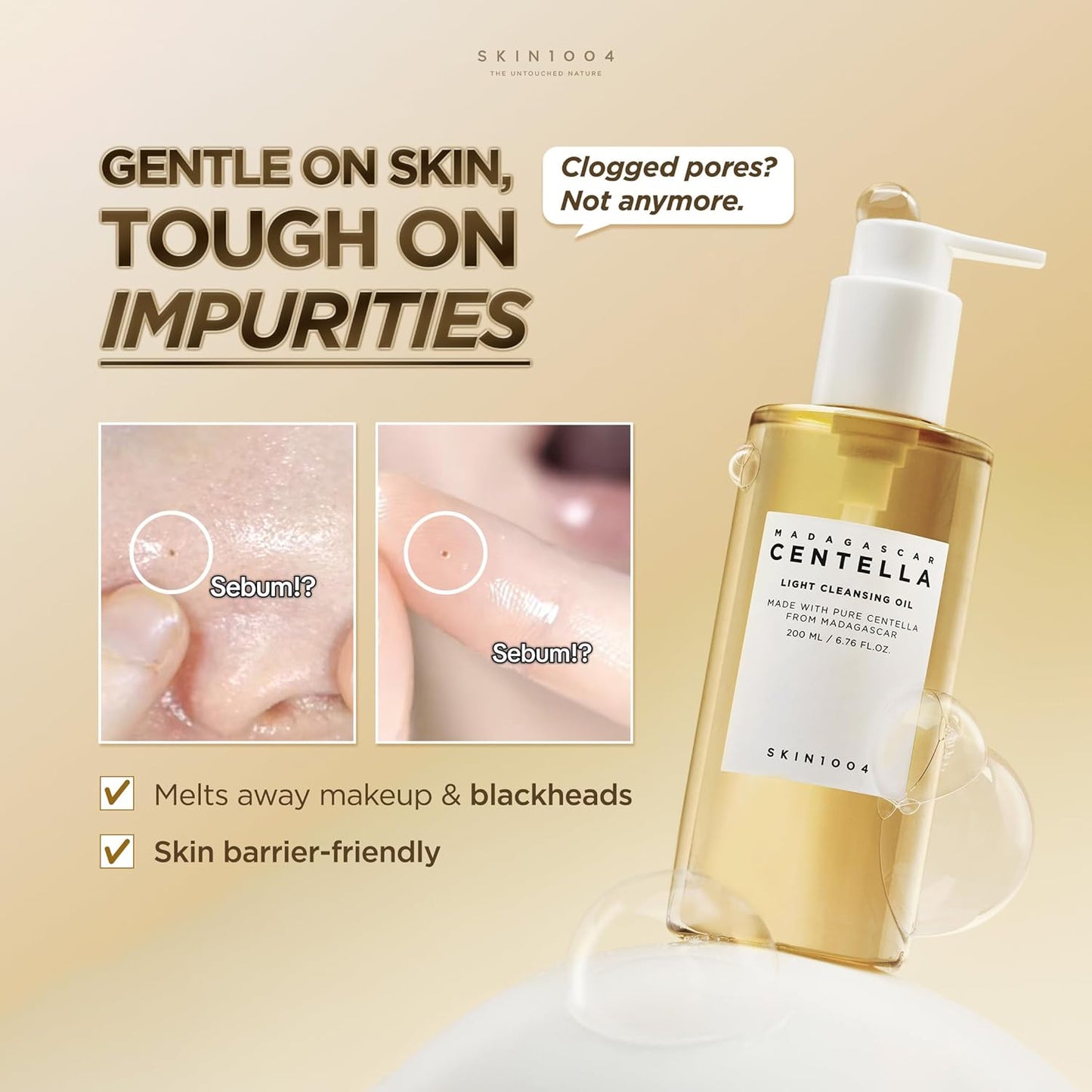 Skin1004 Aceite Limpiador Facial Ligero