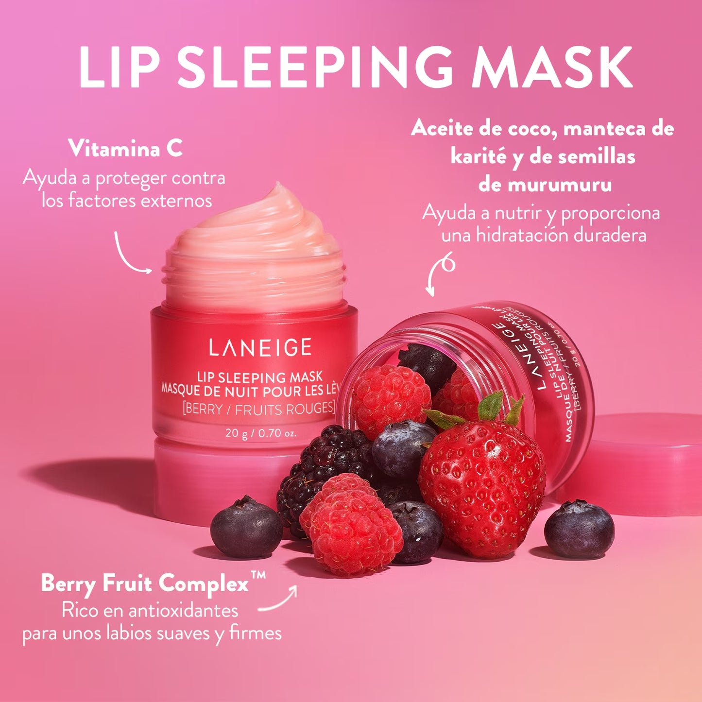 Laneige - Set de mascarillas para labios
