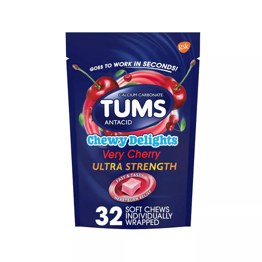Tums Cherry Chewies Antiacid
