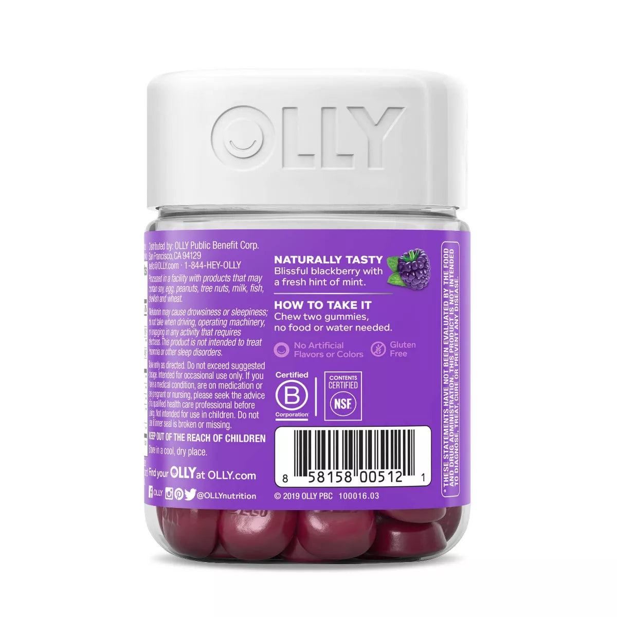 Olly Gomitas Para Dormir