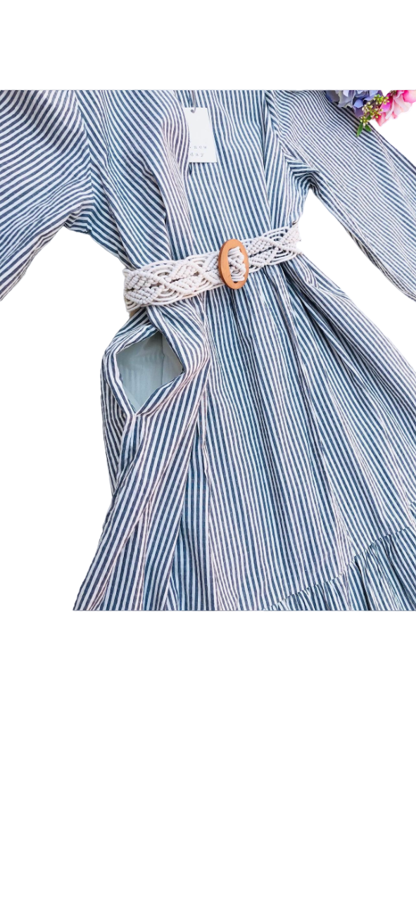 Maxi Vestido Estilo Boho Con Rayas Casual Y Elegante Target