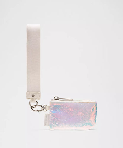Lululemon Dual Pouch Wristlet muñequera tornasol