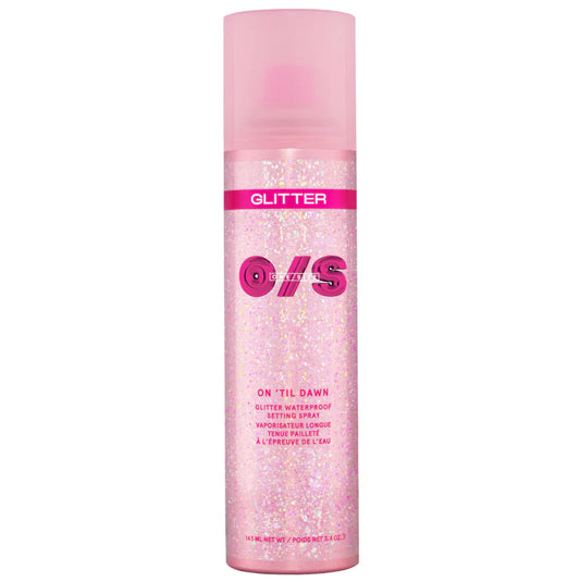 One Size Spray Fijador con Glitter