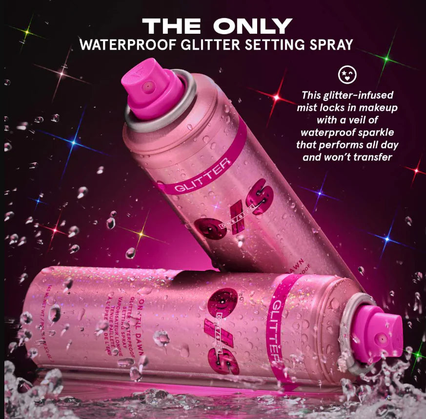 One Size Spray Fijador con Glitter