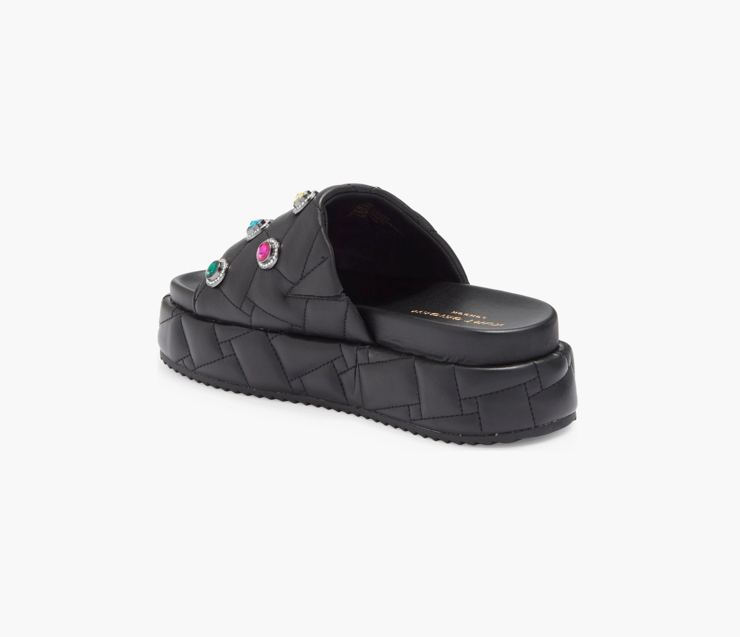 Kurt Geiger London Sandalia de plataforma con cristales