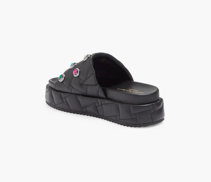 Kurt Geiger London Sandalia de plataforma con cristales
