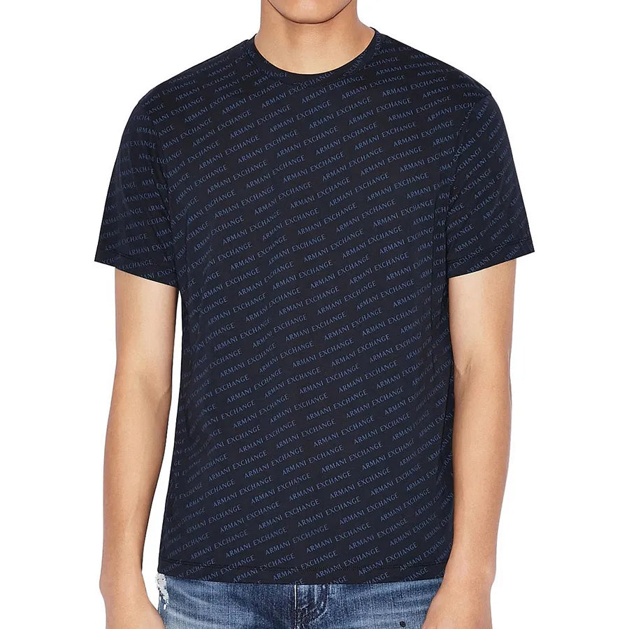 Armani playera negra con letras