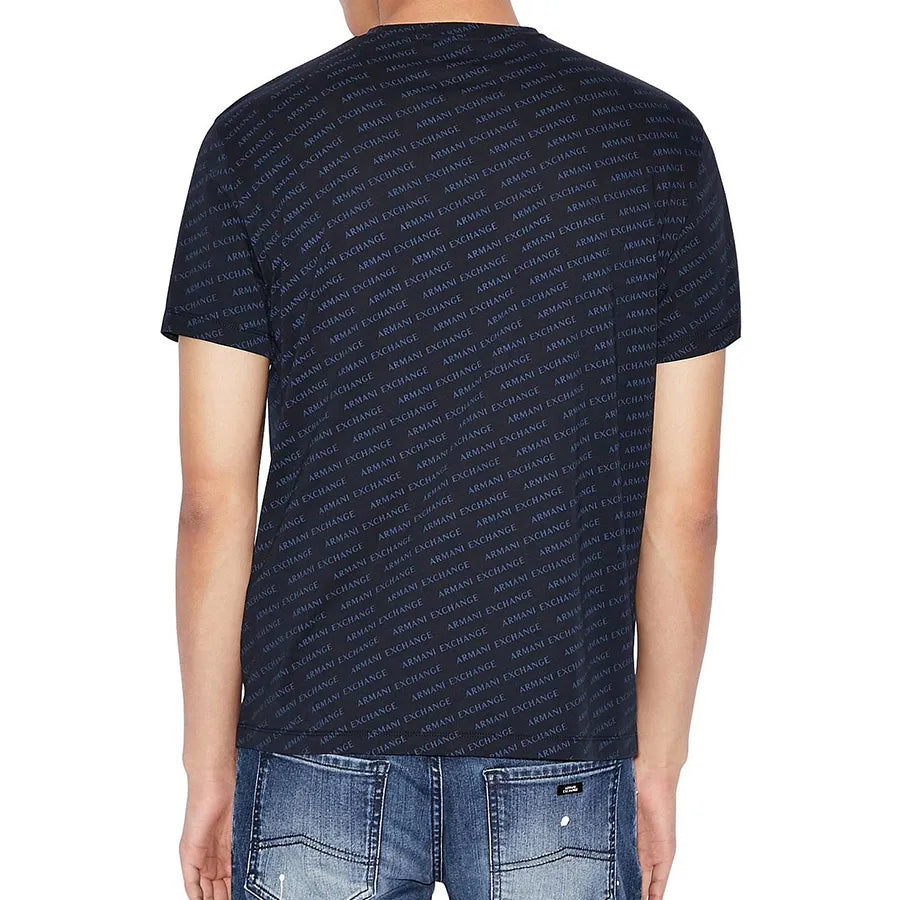 Armani playera negra con letras