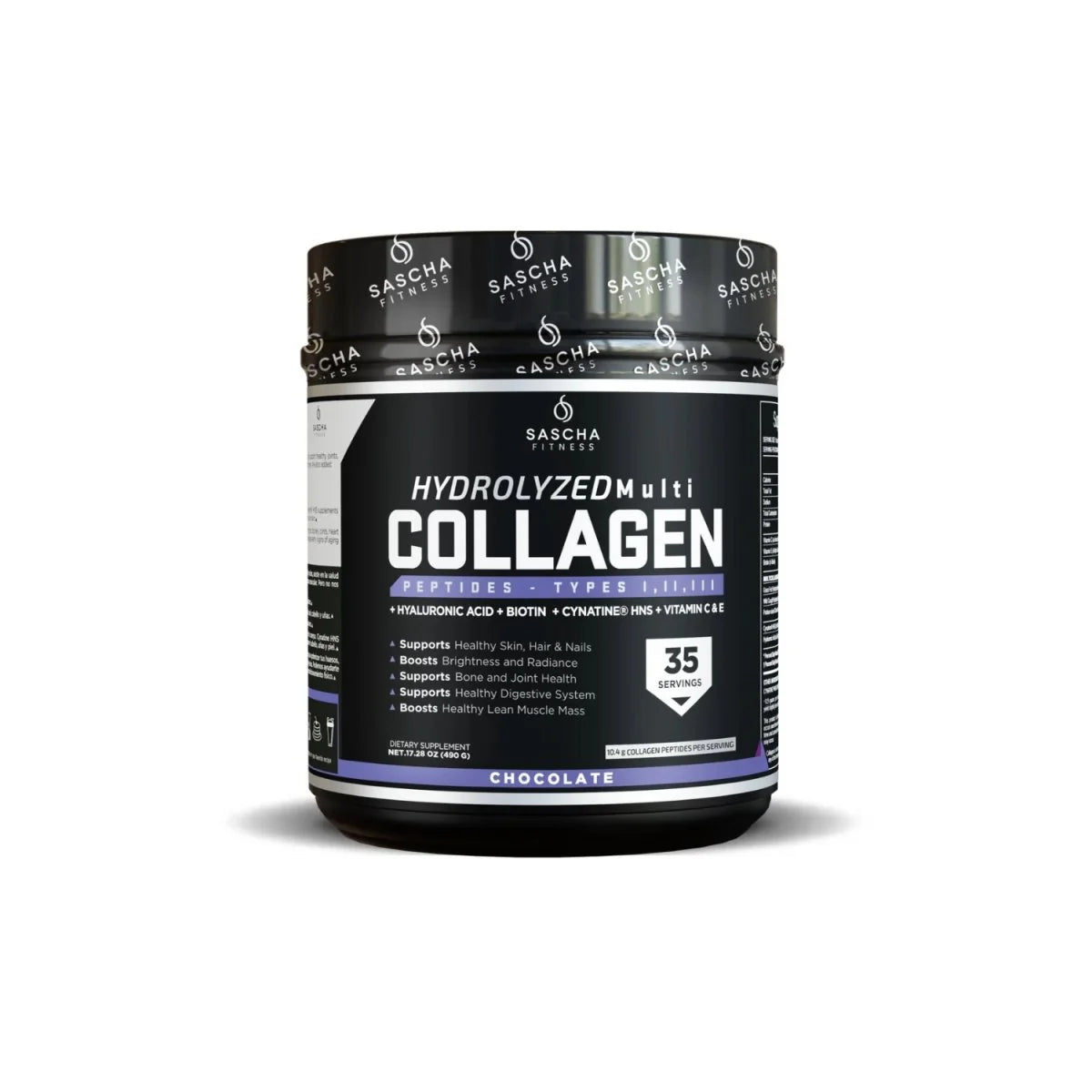 Sascha Fitness colageno sabor chocolate