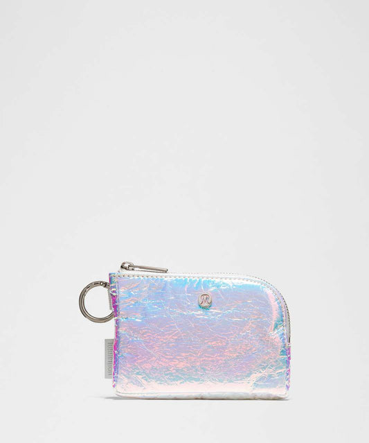Lululemon Clippable Card Pouch Estuche para tarjetas tornasol