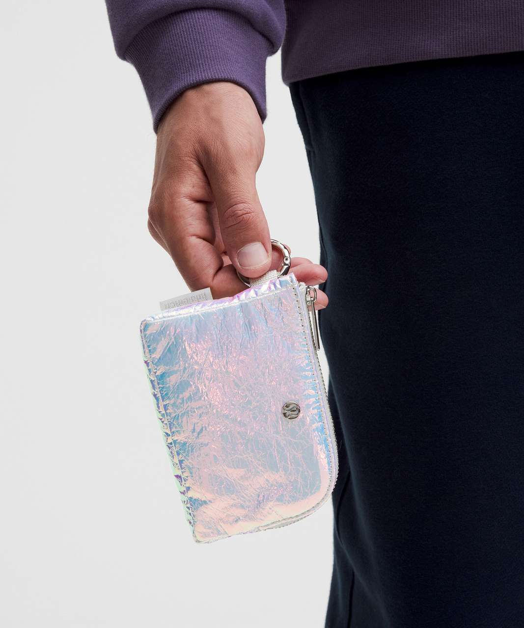 Lululemon Clippable Card Pouch Estuche para tarjetas tornasol