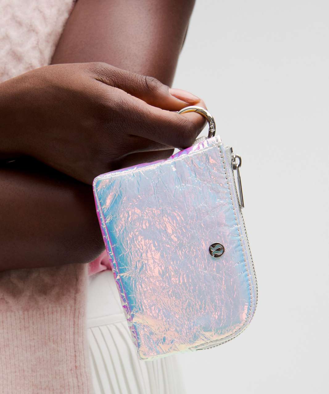 Lululemon Clippable Card Pouch Estuche para tarjetas tornasol