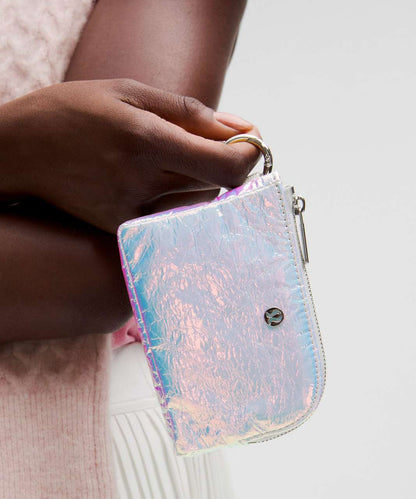 Lululemon Clippable Card Pouch Estuche para tarjetas tornasol