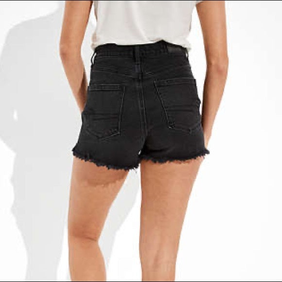 Shorts De Mezclilla Tiro Alto American Eagle