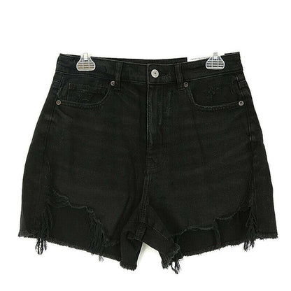 Shorts De Mezclilla Tiro Alto American Eagle