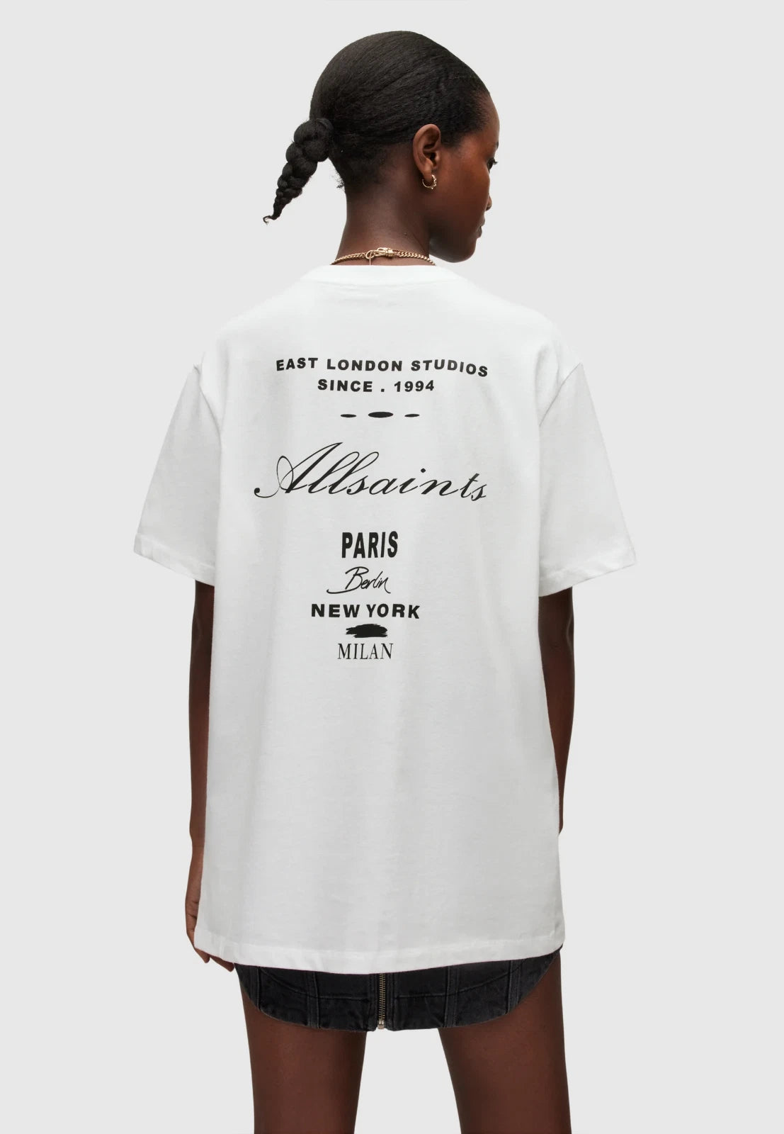 Allsaints Playera Vita Boyfriend corte relajado camiseta de algodón orgánico