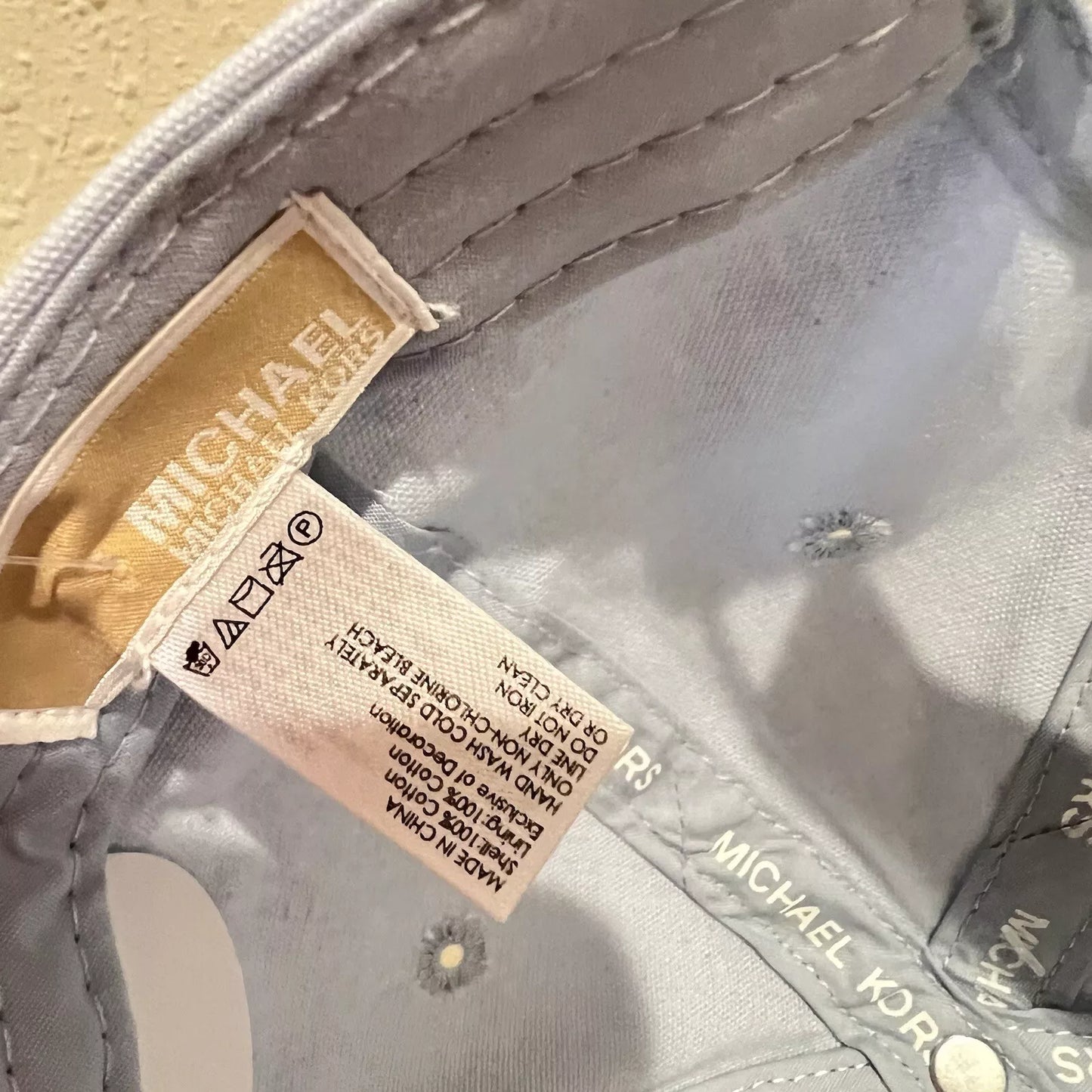 Michael Kors Gorra Lisa Azul Cielo