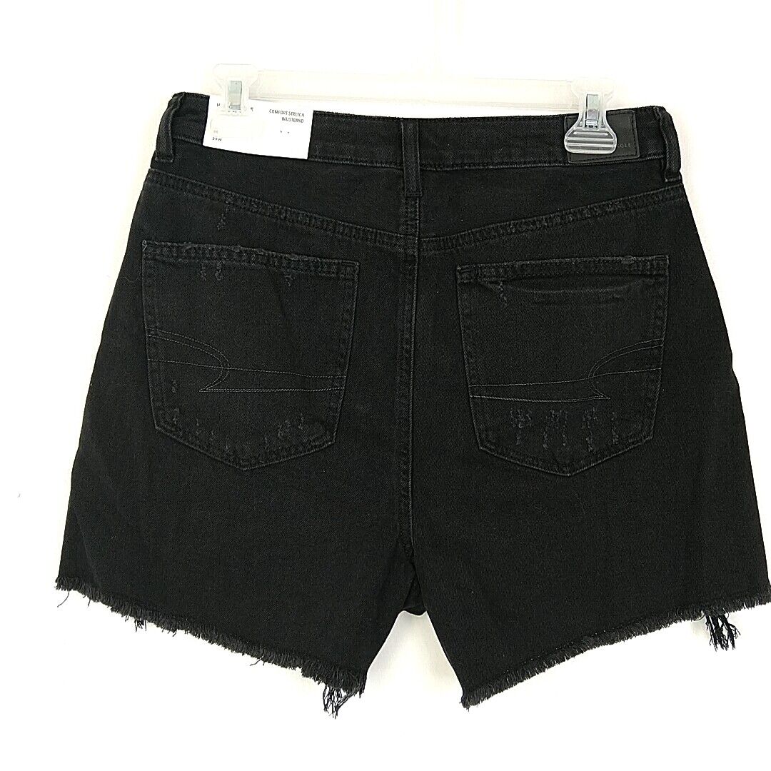 Shorts De Mezclilla Tiro Alto American Eagle