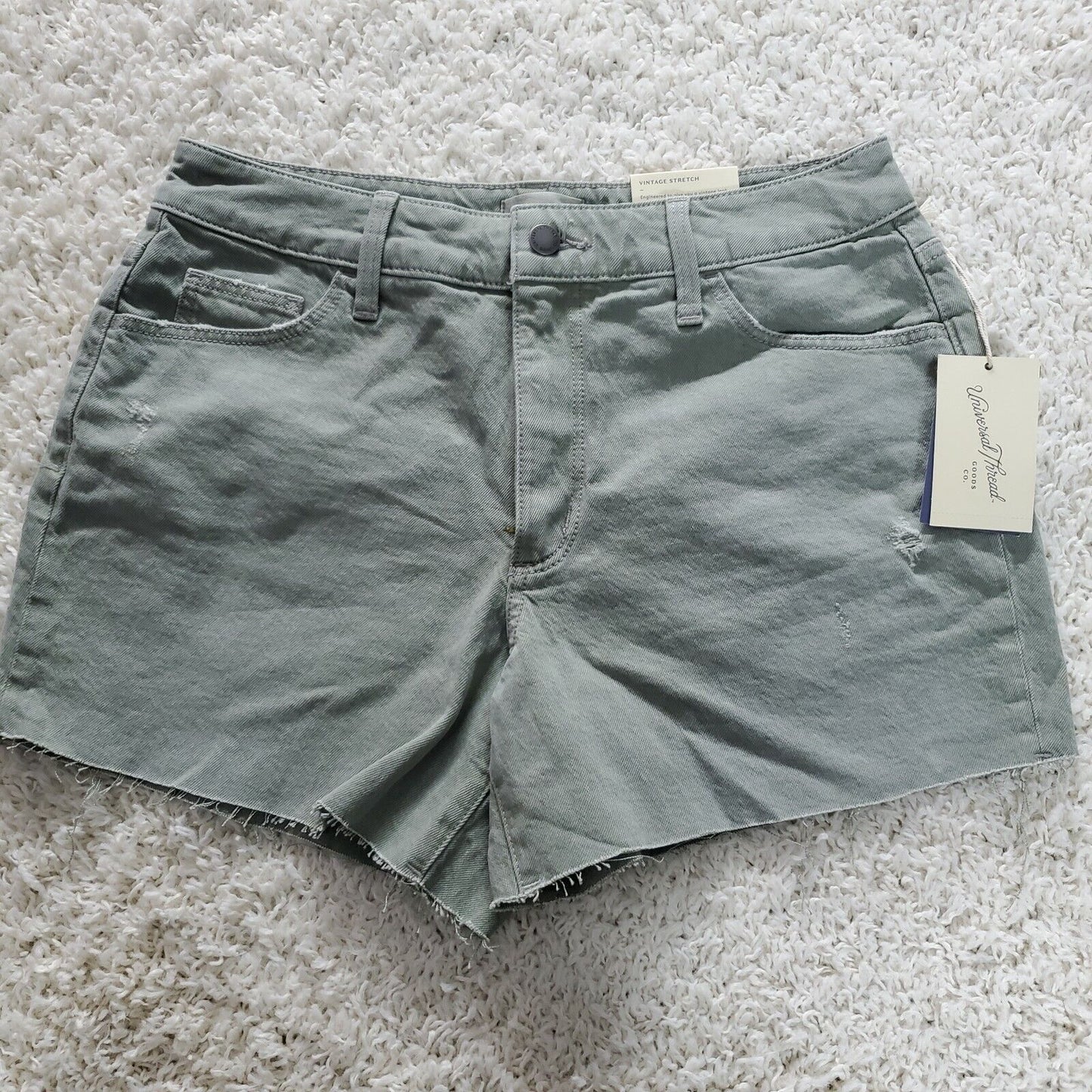 Shorts De Mezclilla Vintage Midi Universal Thread Target