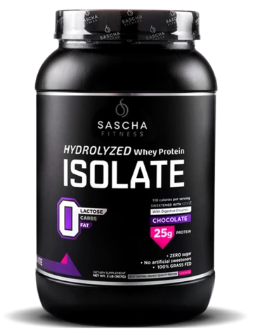 Sascha Fitness Proteína Hidrolizada sabor chocolate