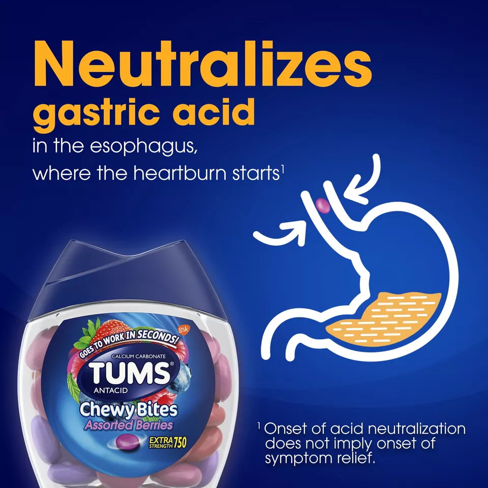 Tums pastillas antiácidos