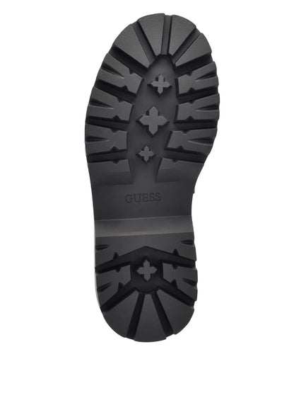 Guess Zapatos Mocasines Negros de Charol