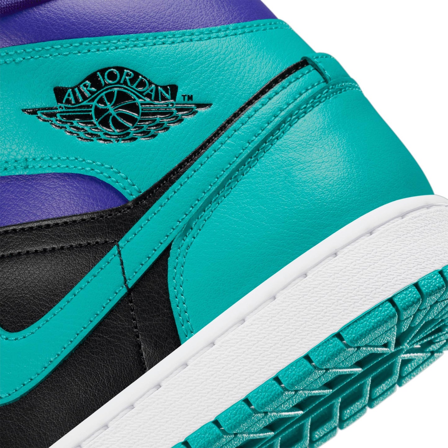 Tenis Air Jordan 1 Mid Black Grape